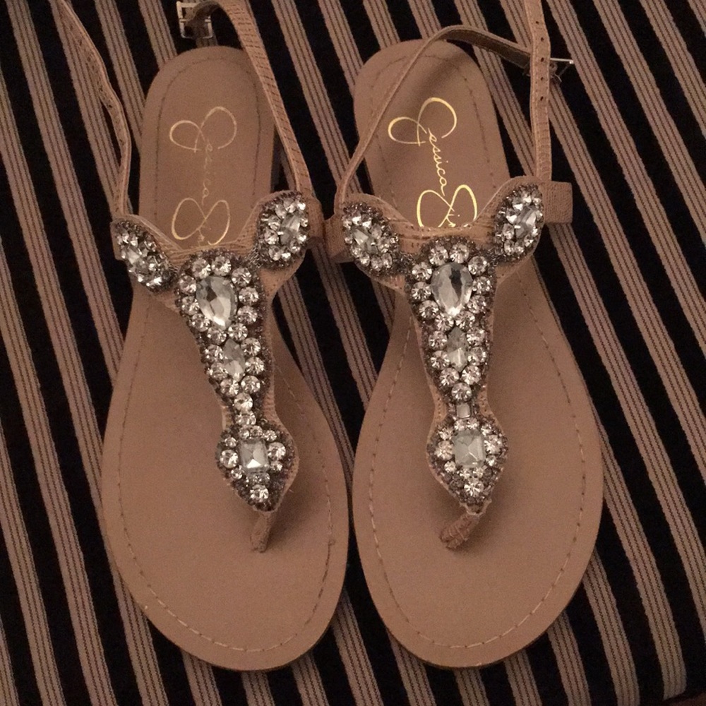 Rhinestone sandals